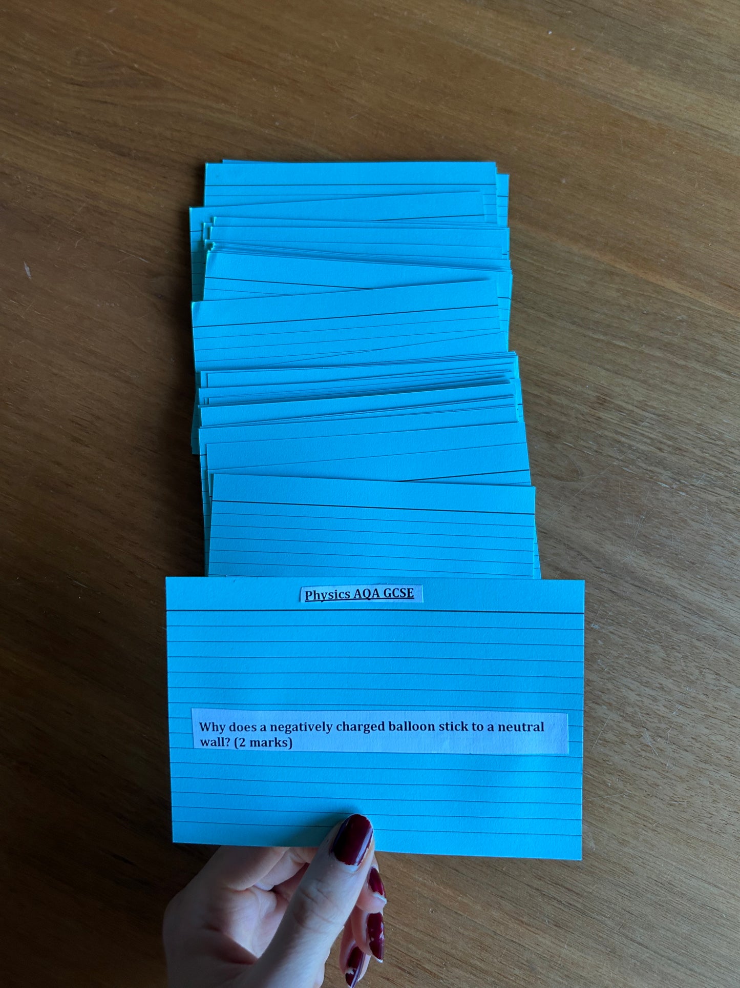 Physics GCSE Flashcards