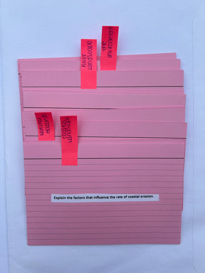 Geography GCSE Flashcards