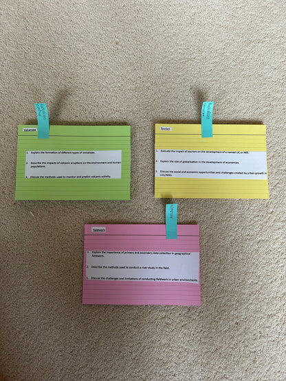 Geography GCSE Flashcards