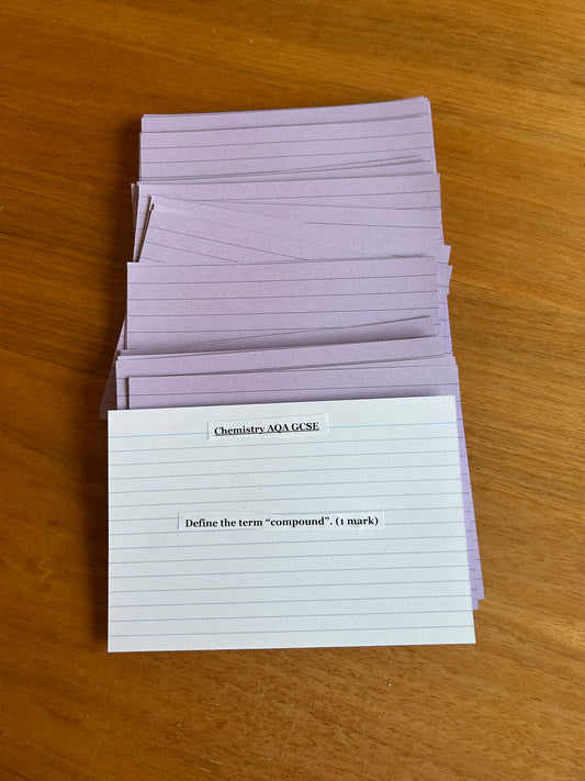 Chemistry GCSE Flashcards