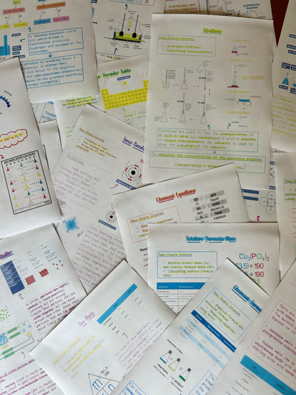 Chemistry GCSE Revision Notes