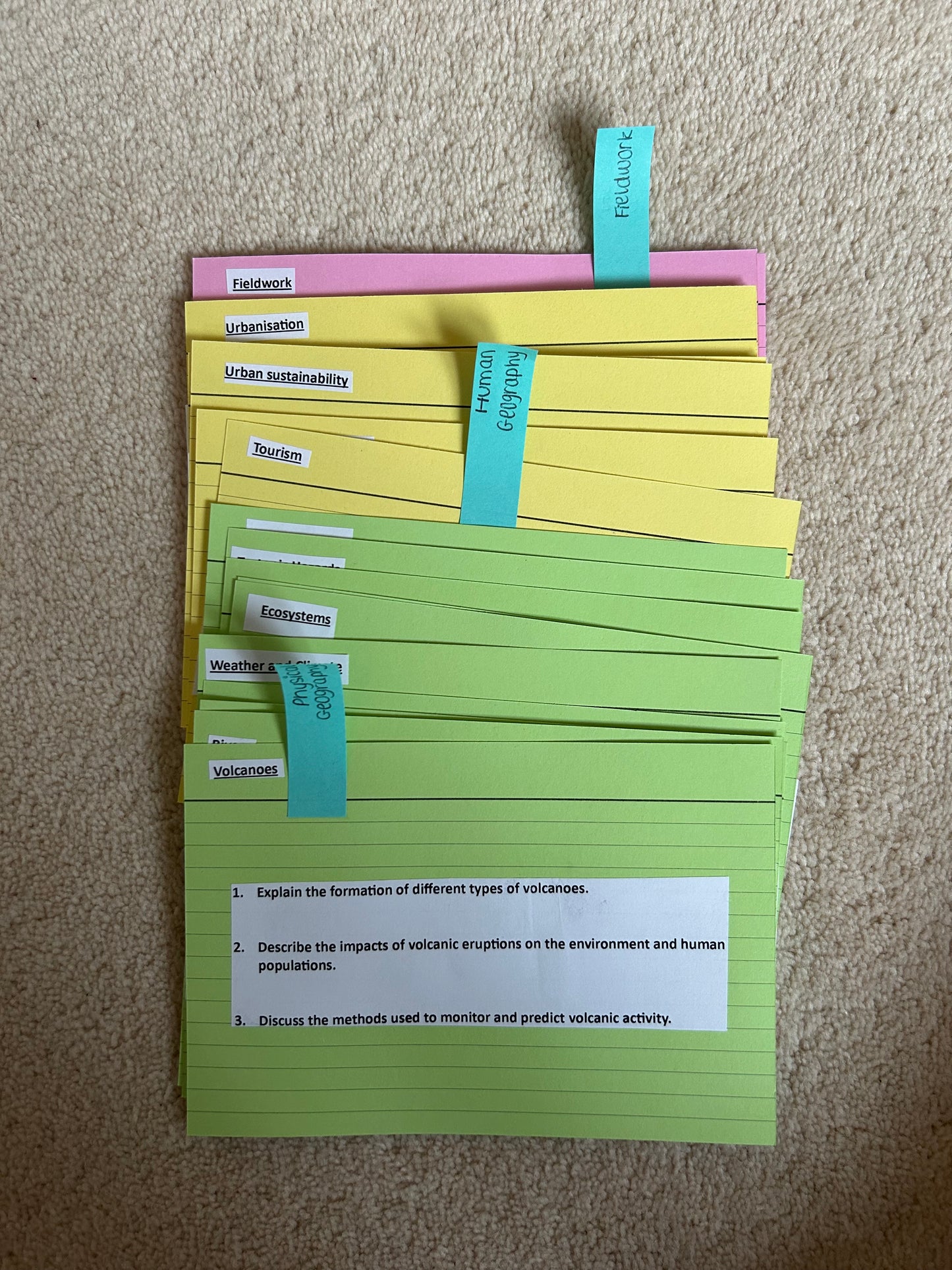 Geography GCSE Flashcards